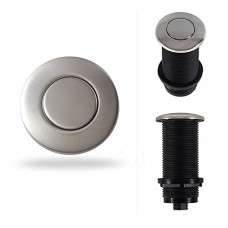 Garbage Disposal Sink Top Air Switch Button for Thicker and Standard Counter Tops. Available in 25+ Finishes Matching any Faucet. Universal Fit Unit. MODEL # ASBO (Extended 3-Inch  Brushed Nickel) - B075QNXJJM